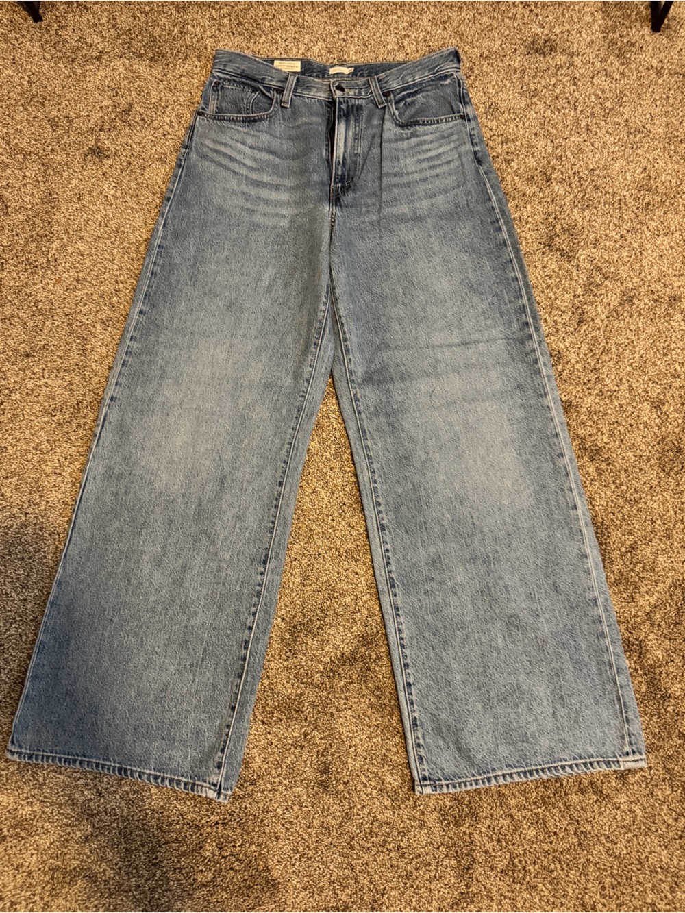 Levi's Light Blue Wide-Leg Jeans